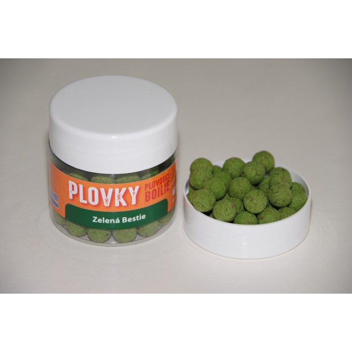 Zelená Bestie plovoucí boilies 100 ml